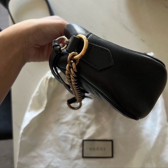 Gucci Marmont Leather Crossbody Bag - Picture 5 of 6